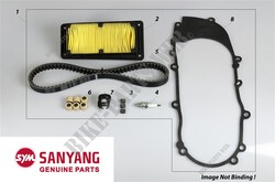 Service Kit contains all parts mentioned below