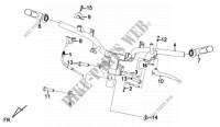 CABLE SWITCH HANDLE LEAVER para SYM GTS 300I ABS (LN30W7-EU) (L4) 2014