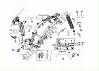 FRAME BODY   ENGINE HANGER para SYM ORBIT III 50 (XE05W2-EU) (E5) (M1) 2021
