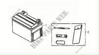 BATTERY   TOOL BOX para SYM SYMPHONY 50 (XF05W1-IT) (E5) (M1) 2021