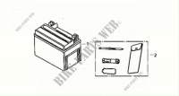 BATTERY   TOOL BOX para SYM SYMPHONY CARGO 50 (AY05W9-EU) (E5) (M1) 2021