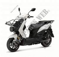 WHITE (WH 8018P) para SYM MAXSYM 400 EFI ABS (LX40A2-6) (L2-L4) 2012