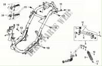 CUERPO MARCO   PERCHA MOTOR para SYM FIDDLE III 125 (XA12W1-EU) (L4-L7) 2016