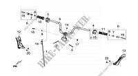 COMPONENTE DE MANIJA DE DIRECCION para SYM GTS 125I ABS (LN12W5-EU) (L4) 2014