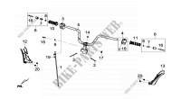 COMPONENTE DE MANIJA DE DIRECCION para SYM GTS 125I ABS (LN12W9-EU) (L4-L5) 2014