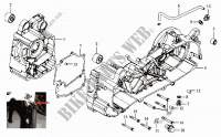 CARCASAS DE MOTOR para SYM HD 125 (LH12W-6) (DRUM BRAKE) (K3-K6) 2005
