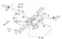 CABLE SWITCH HANDLE LEAVER para SYM FIDDLE II (45 KMH) (AF05W-F) (L0-L3) 2013
