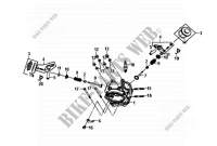 CABEZA DE CILINDRO para SYM FIDDLE II 50 (25 KMH) (NEW ENGINE) (AF05W1-6) (K9-L2) 2012