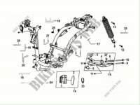 FRAME BODY   ENGINE HANGER para SYM ORBIT III 125 (XE12W2-EU) (E5) (M1) 2021
