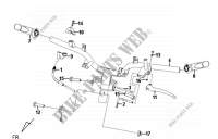 CABLE SWITCH HANDLE LEAVER para SYM FIDDLE II 50 (45 KMH) (AF05W-6) (L0-L4) 2012
