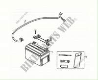 BATTERY   TOOL BOX para SYM GTS 125I (LN12W6-FR) (L4) 2014