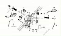 CABLE   SWITCH   HANDLE LEVER para SYM MAXSYM 400 EFI ABS (LX40A2-6) (L2-L4) 2012