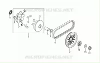CARA DE TRANSMISIÓN MÓVIL  50 motocicletas-sym 2021 JET 14 50 (XC05W2-EU) (E5) (M1) 14