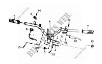 COMPONENTE DE MANIJA DE DIRECCION para SYM MAXSYM 400 EFI ABS (LX40A2-6) (L2-L4) 2012
